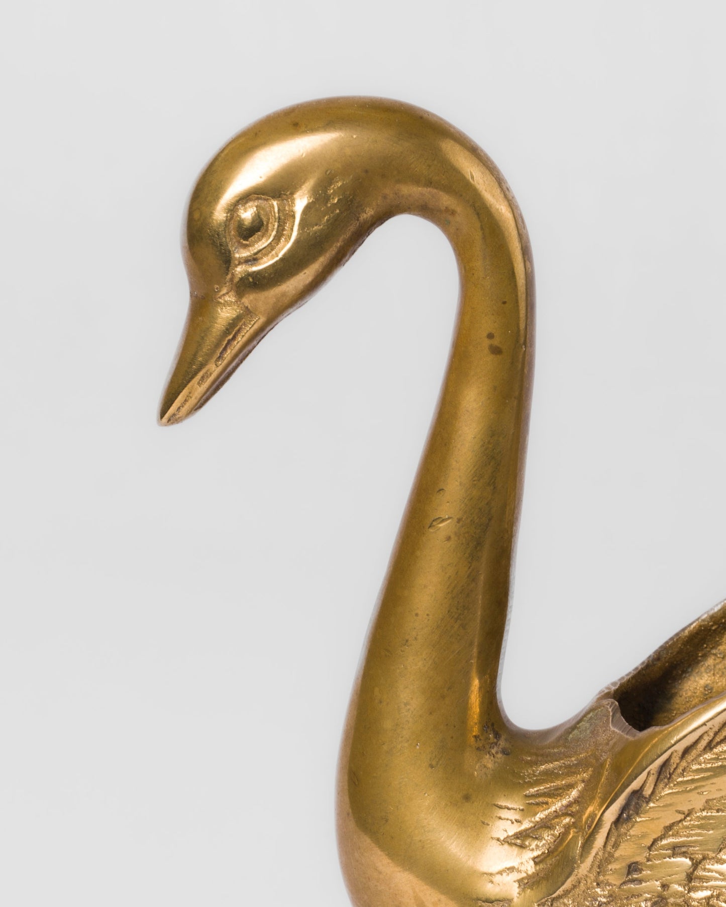 Cisne de Latón Vintage | Casa Perlo