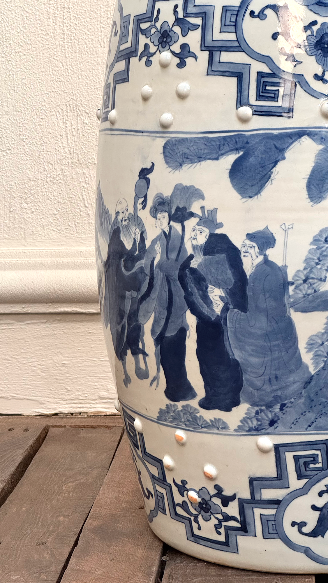 Taburete Chino de Porcelana