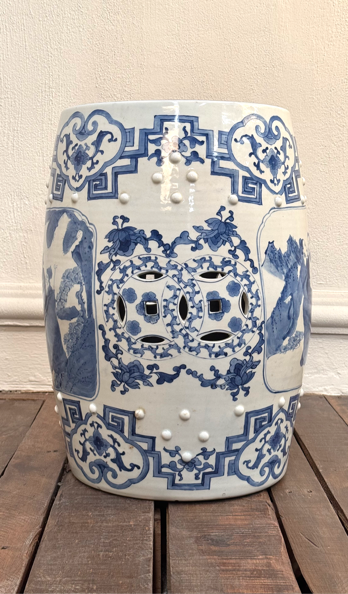 Taburete Chino de Porcelana