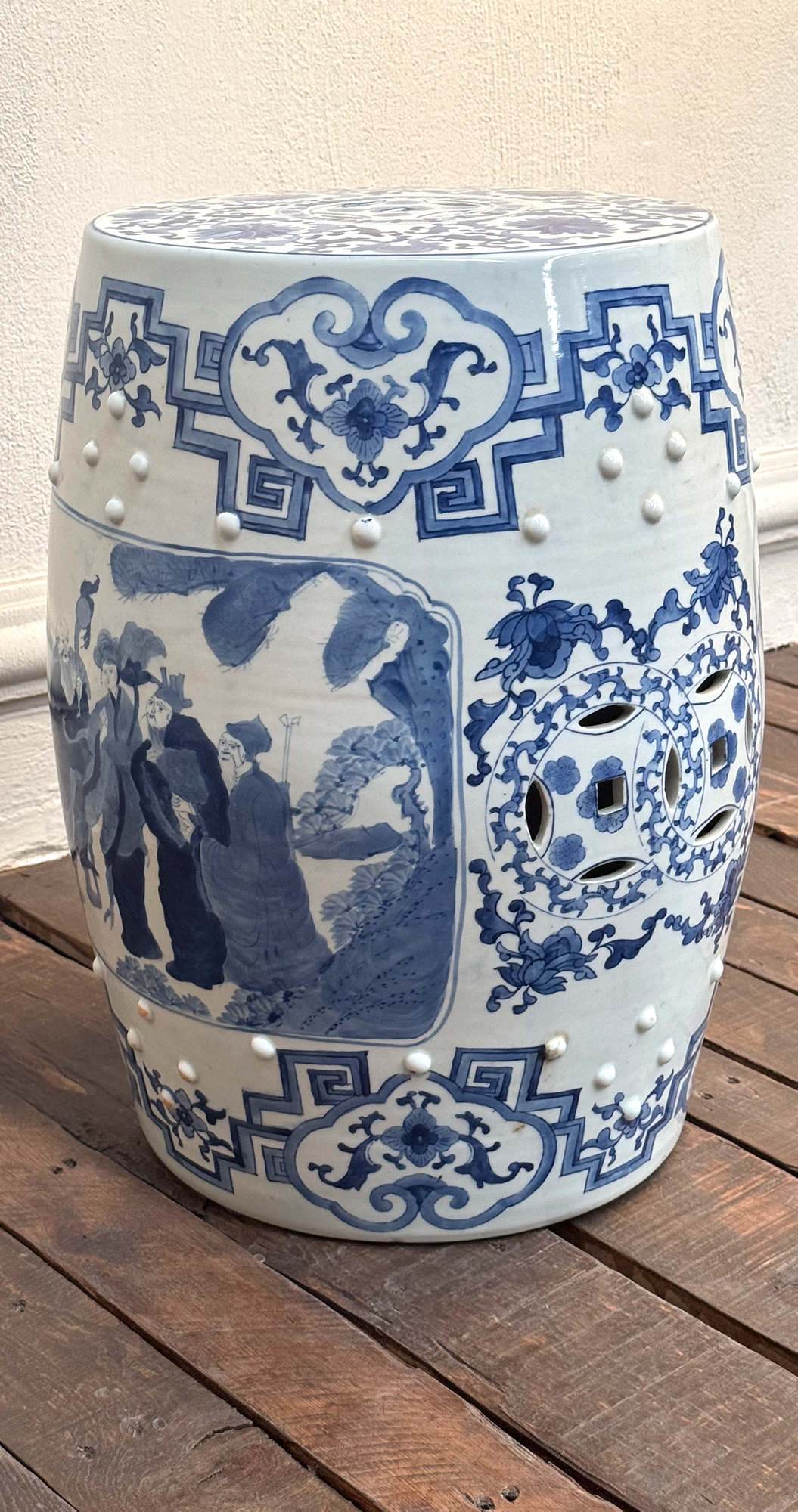 Taburete Chino de Porcelana