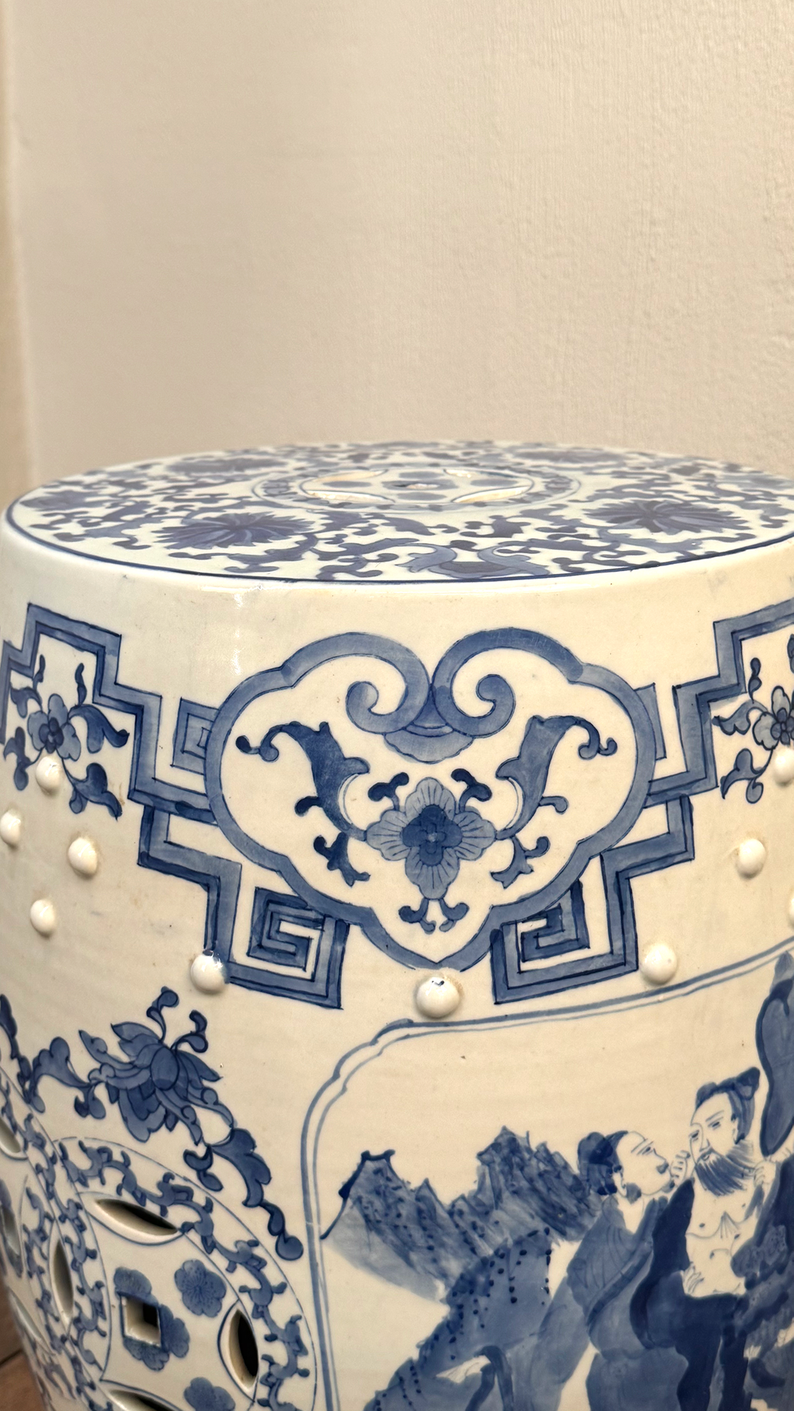 Taburete Chino de Porcelana