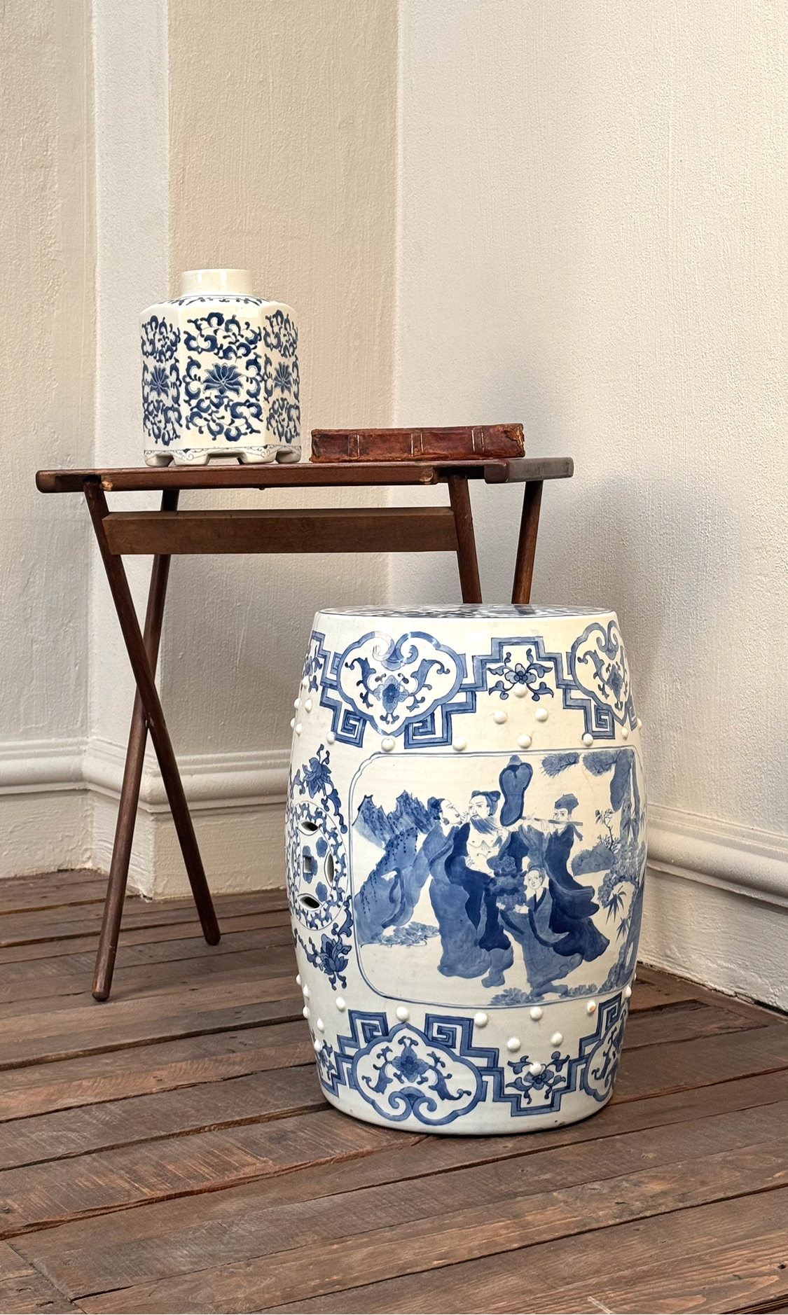 Taburete Chino de Porcelana