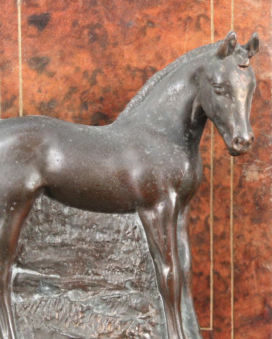 Caballo Sujetalibros de Bronce | Casa Perlo