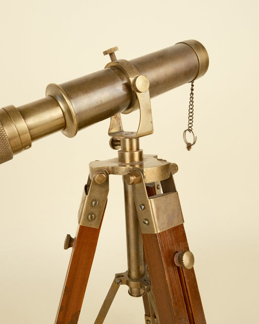 Telescopio Miniatura de Latón Vintage