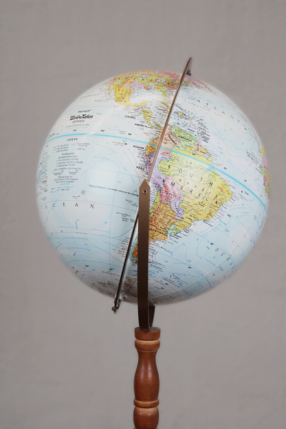 globo terraqueo vintage