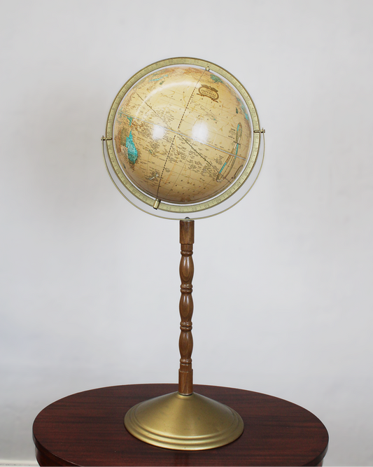 globo terraqueo vintage