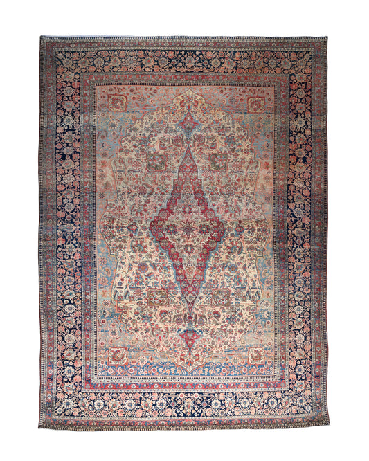 Tapete Persa 1890 (337 x 317 cm) | Casa Perlo