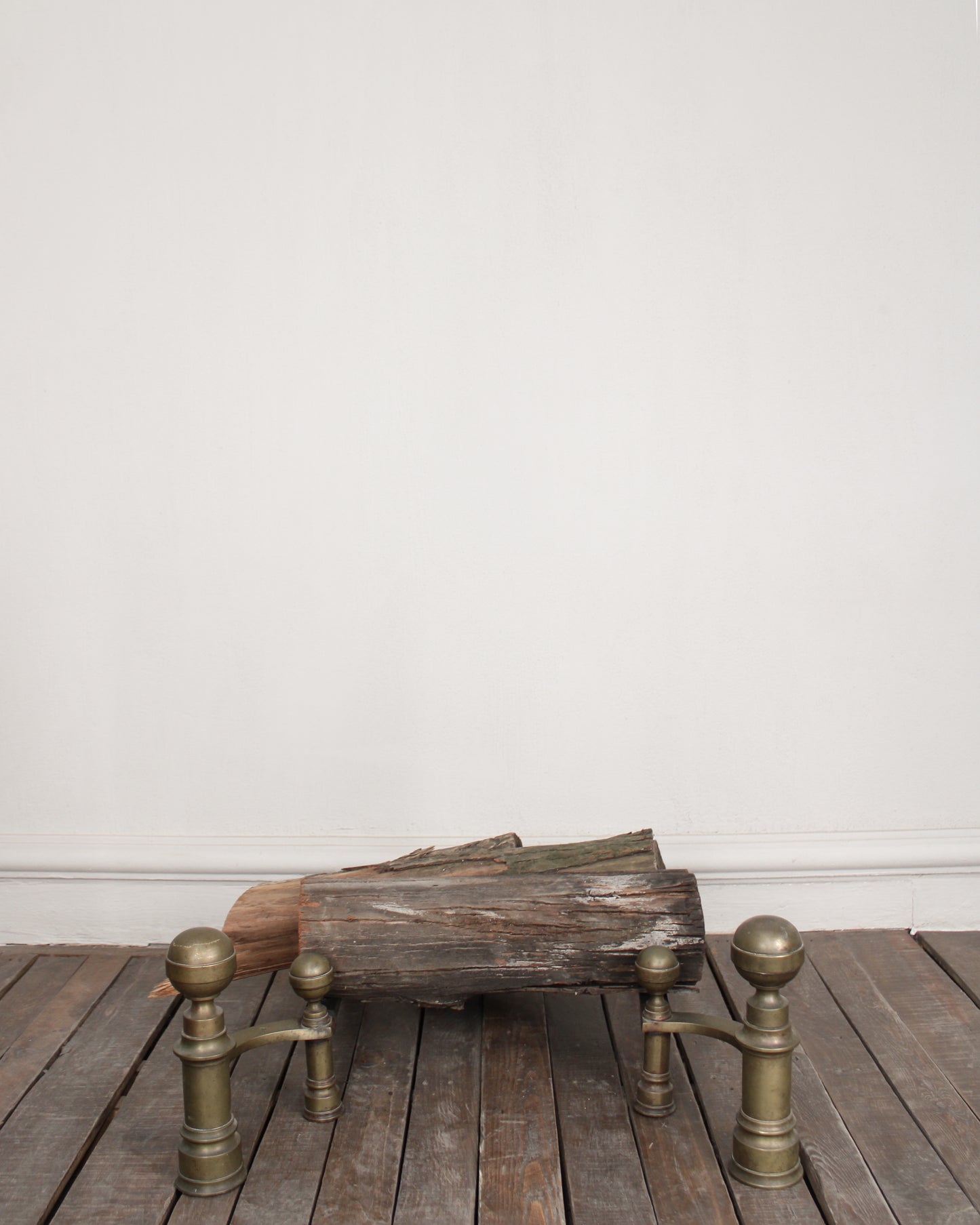 Par de Andirones de Bronce | Casa Perlo