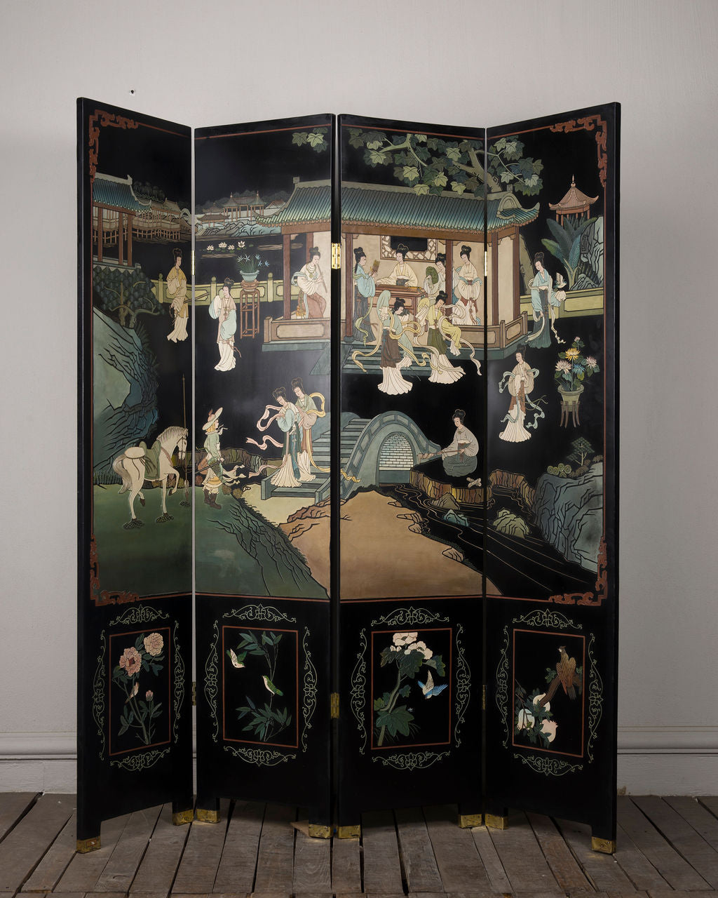 Biombo Oriental Vintage | Casa Perlo