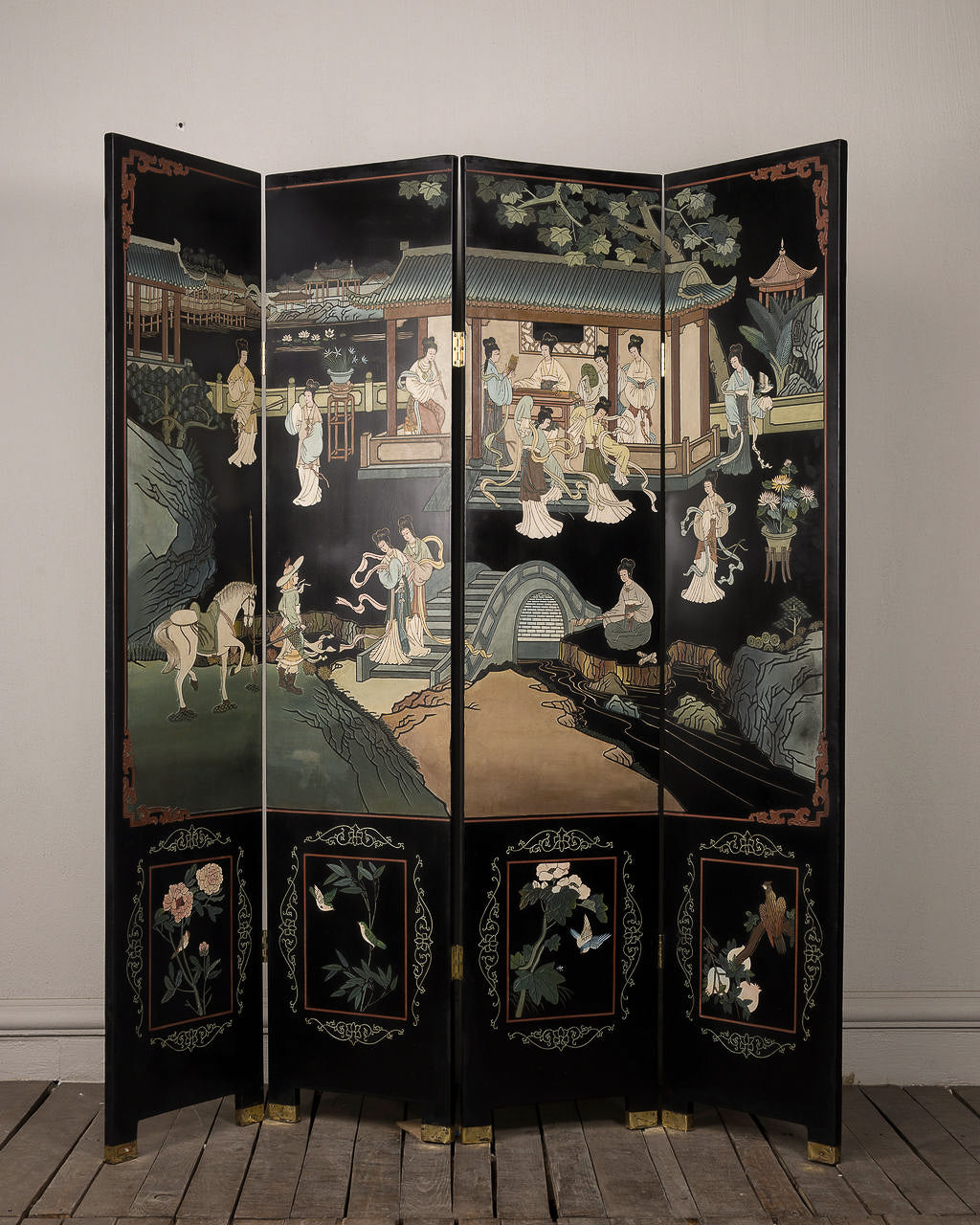 Biombo Oriental Vintage | Casa Perlo