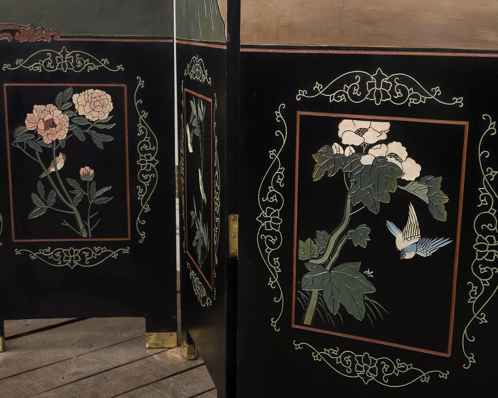 Biombo Oriental Vintage | Casa Perlo