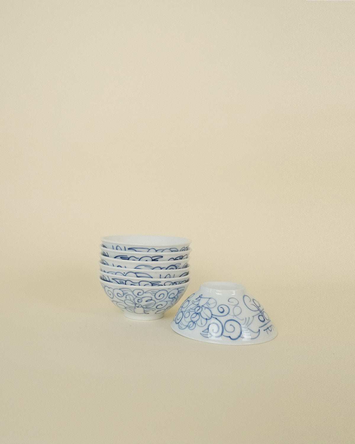 Juego de Siente Bowls Orientales Vintage