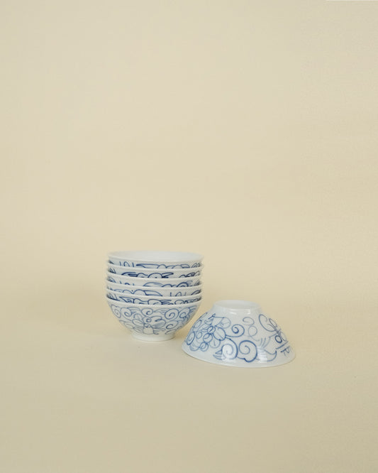 Juego de Siente Bowls Orientales Vintage