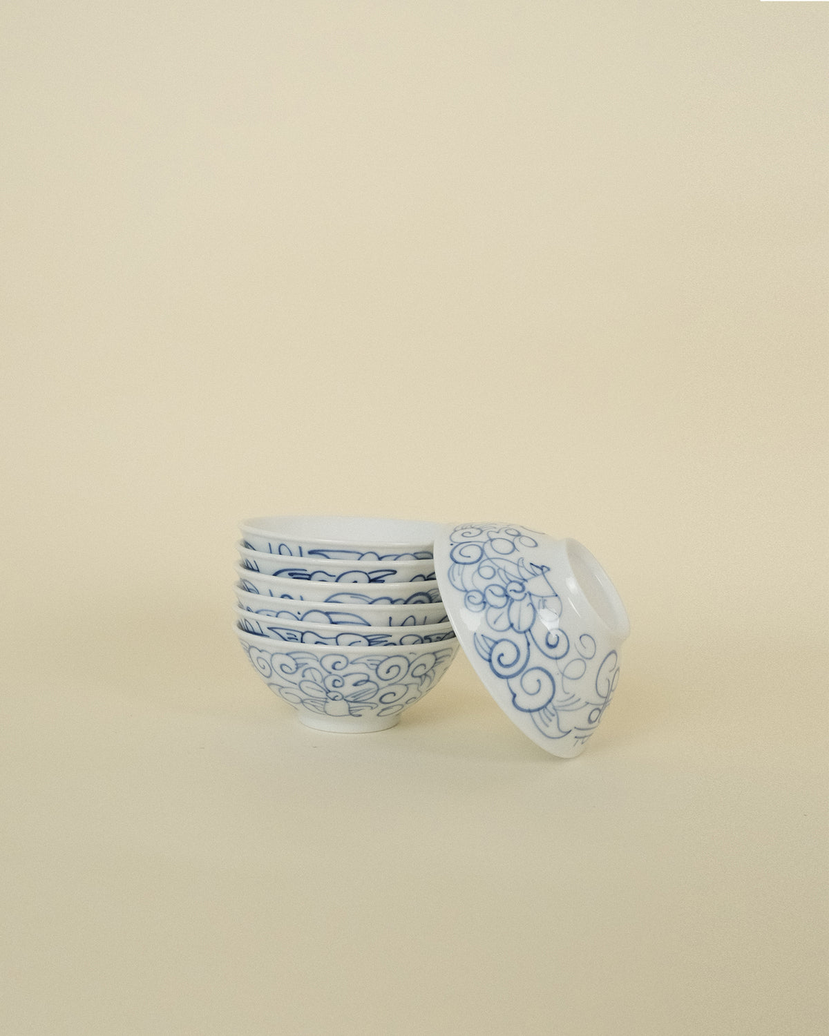 Juego de Siente Bowls Orientales Vintage