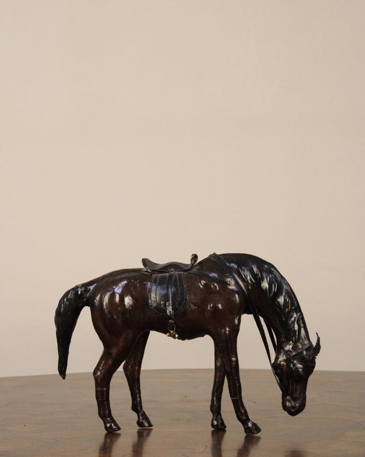 Figura de Caballo en Piel | Casa Perlo