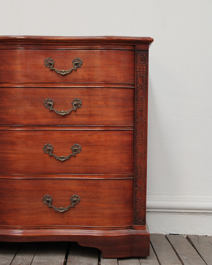 Cajonera Vintage en Caoba | Casa Perlo