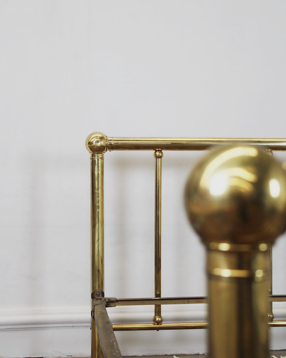 Estructura Antigua de Cama Matrimonial de Latón | Casa Perlo