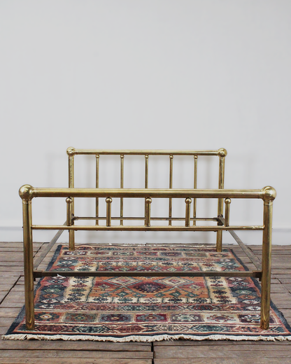 Estructura Antigua de Cama Matrimonial de Latón | Casa Perlo