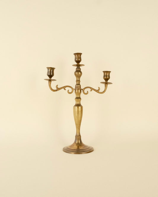 Candelabro Dorado Vintage