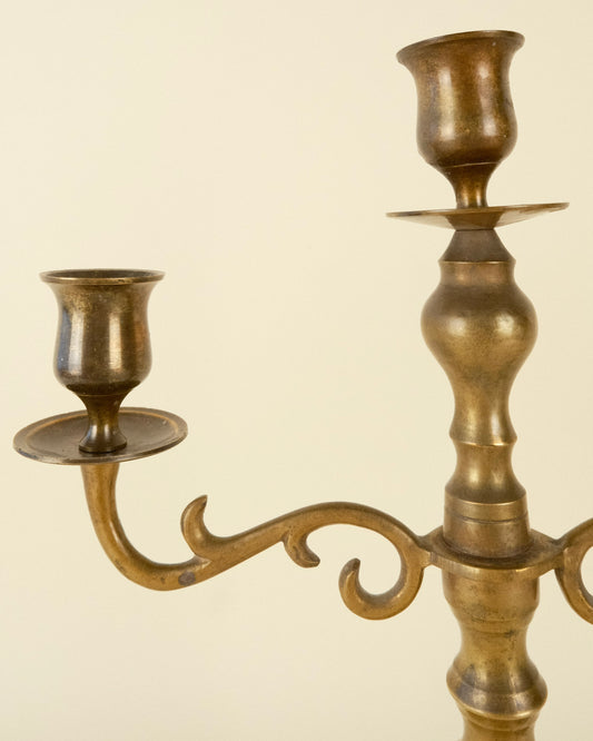 Candelabro Dorado Vintage