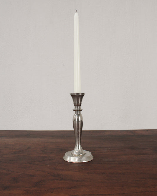 Candelero Plateado Vintage | Casa Perlo