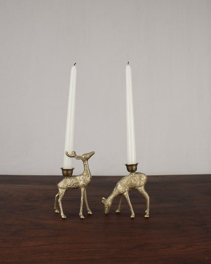 Par de Candeleros de Ciervo | Casa Perlo