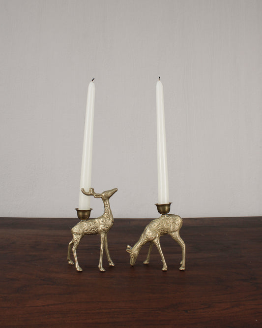 Par de Candeleros de Ciervo | Casa Perlo