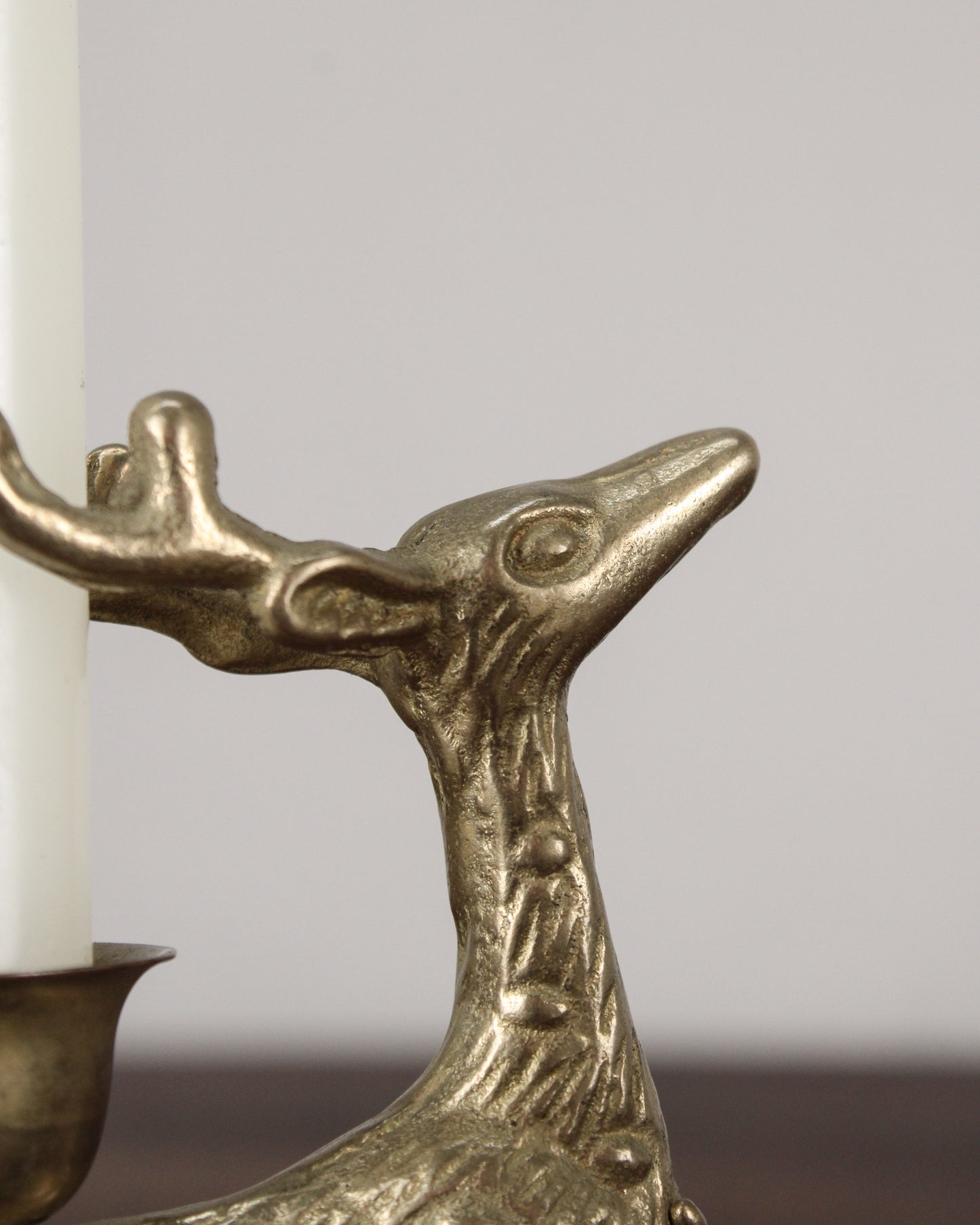 Par de Candeleros de Ciervo | Casa Perlo