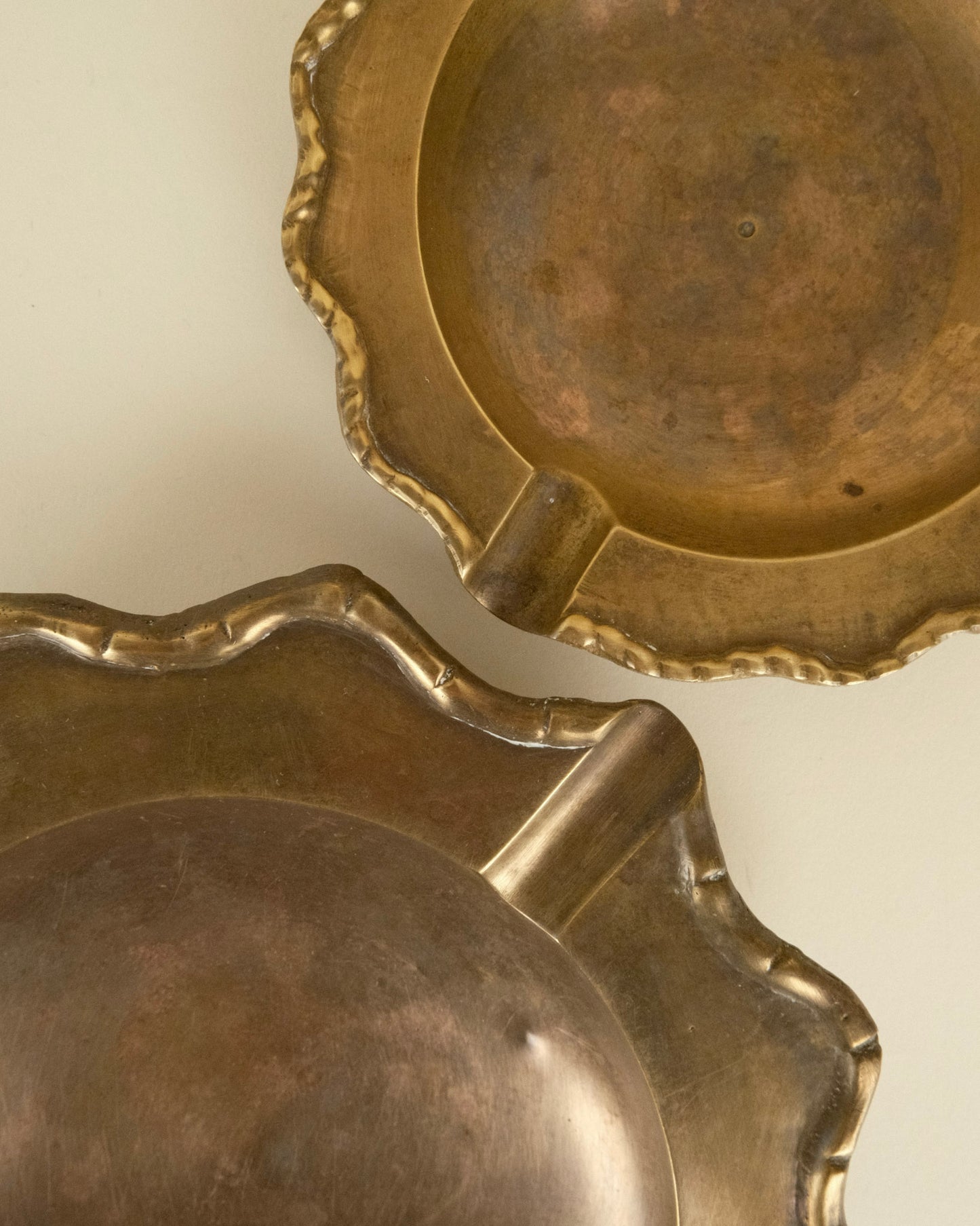 Lote de Ceniceros de Latón Vintage