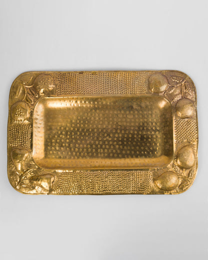 Charola de Latón con Frutas | Casa Perlo