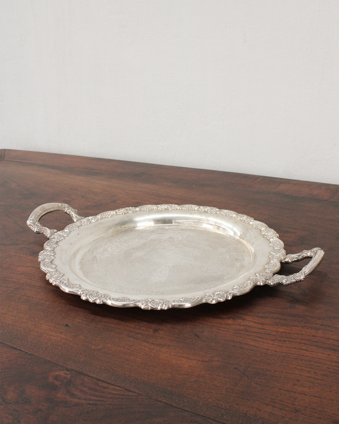 Charola Plateada Vintage | Casa Perlo