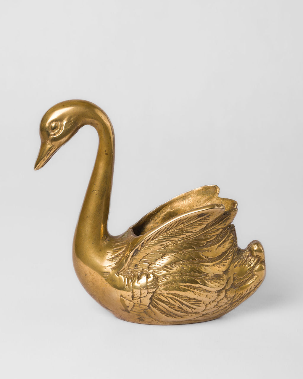 Cisne de Latón Vintage | Casa Perlo