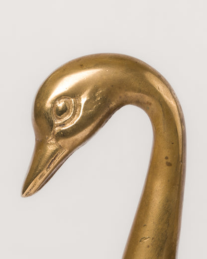 Cisne de Latón Vintage | Casa Perlo