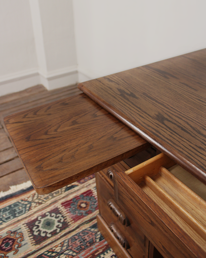 Escritorio Vintage de Encino Americano | Casa Perlo