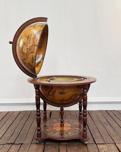 Globo Terráqueo Vintage Licorera | Casa Perlo