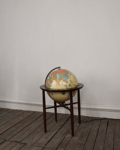 Globo Terráqueo Iluminado Vintage | Casa Perlo