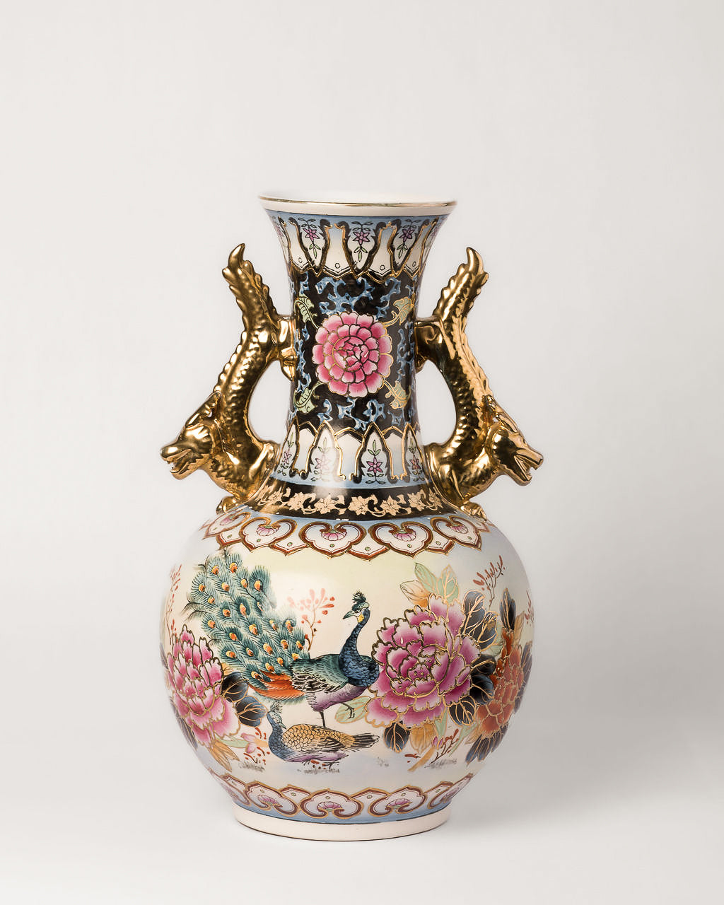 Jarrón Oriental Vintage | Casa Perlo