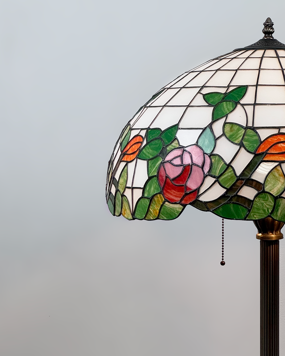 Lámpara de Pie Estilo Tiffany | Casa Perlo