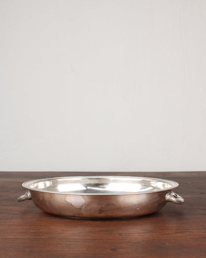 Plato Plateado Vintage | Casa Perlo