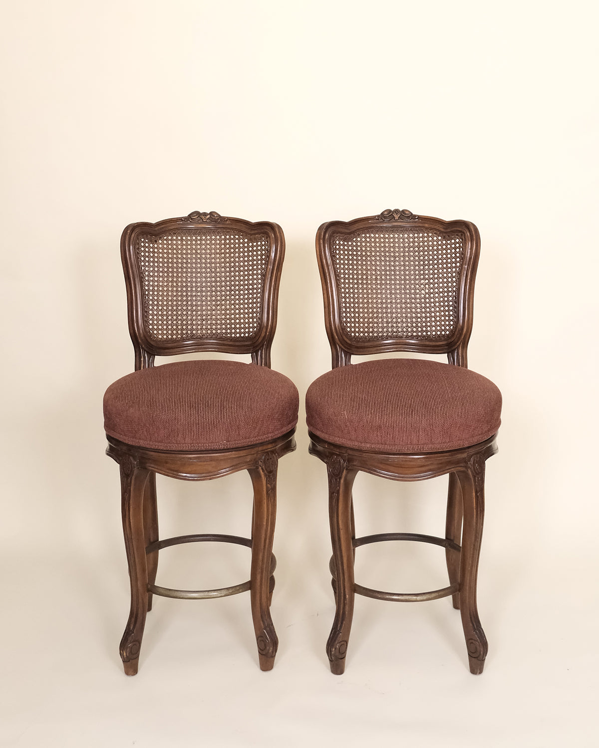Par de Sillas Altas Vintage