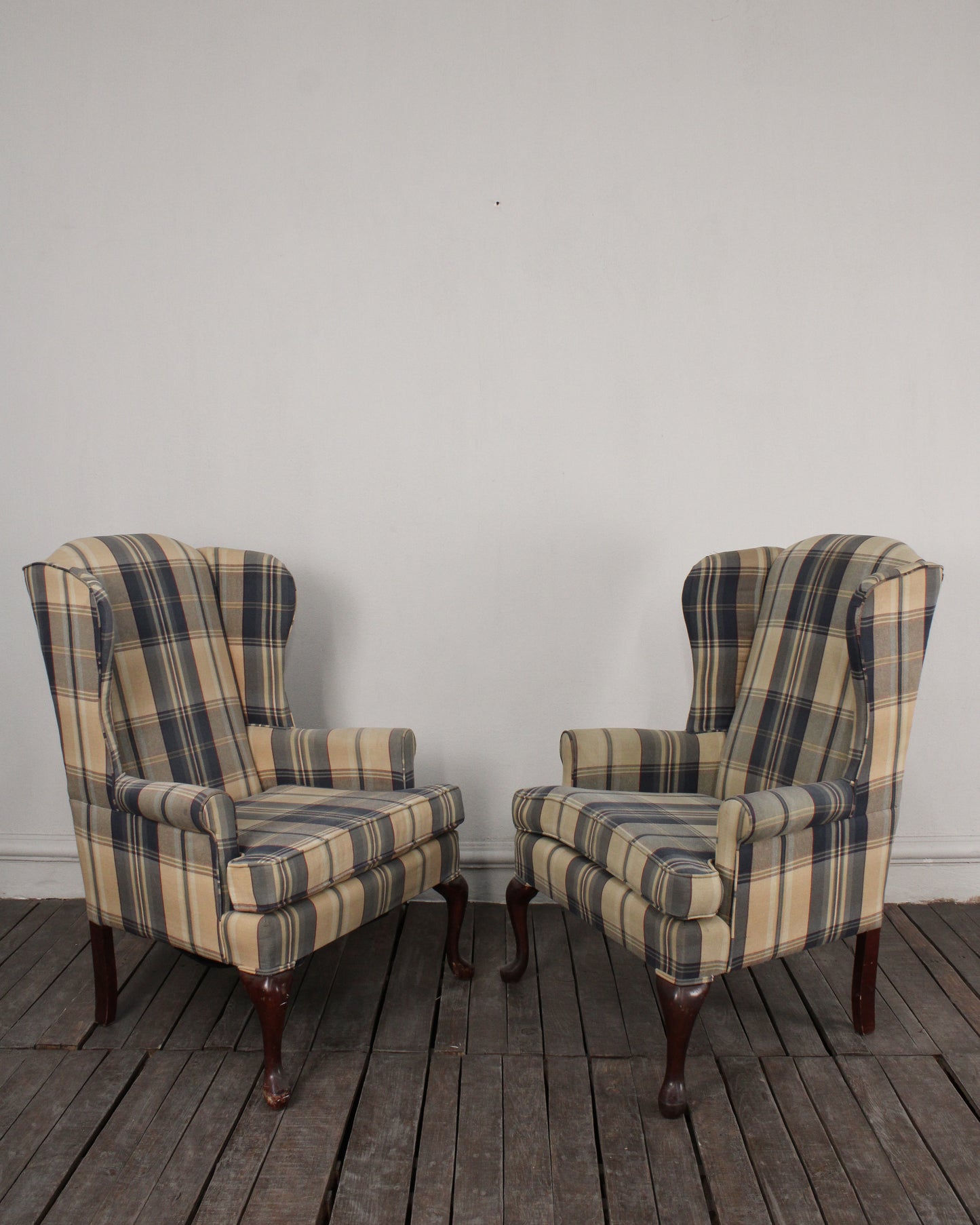 Vintage Tartan Armchairs | Casa Perlo