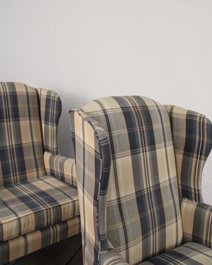 Vintage Tartan Armchairs | Casa Perlo