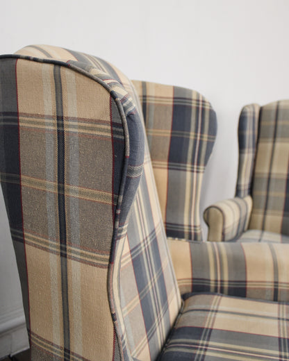Vintage Tartan Armchairs | Casa Perlo