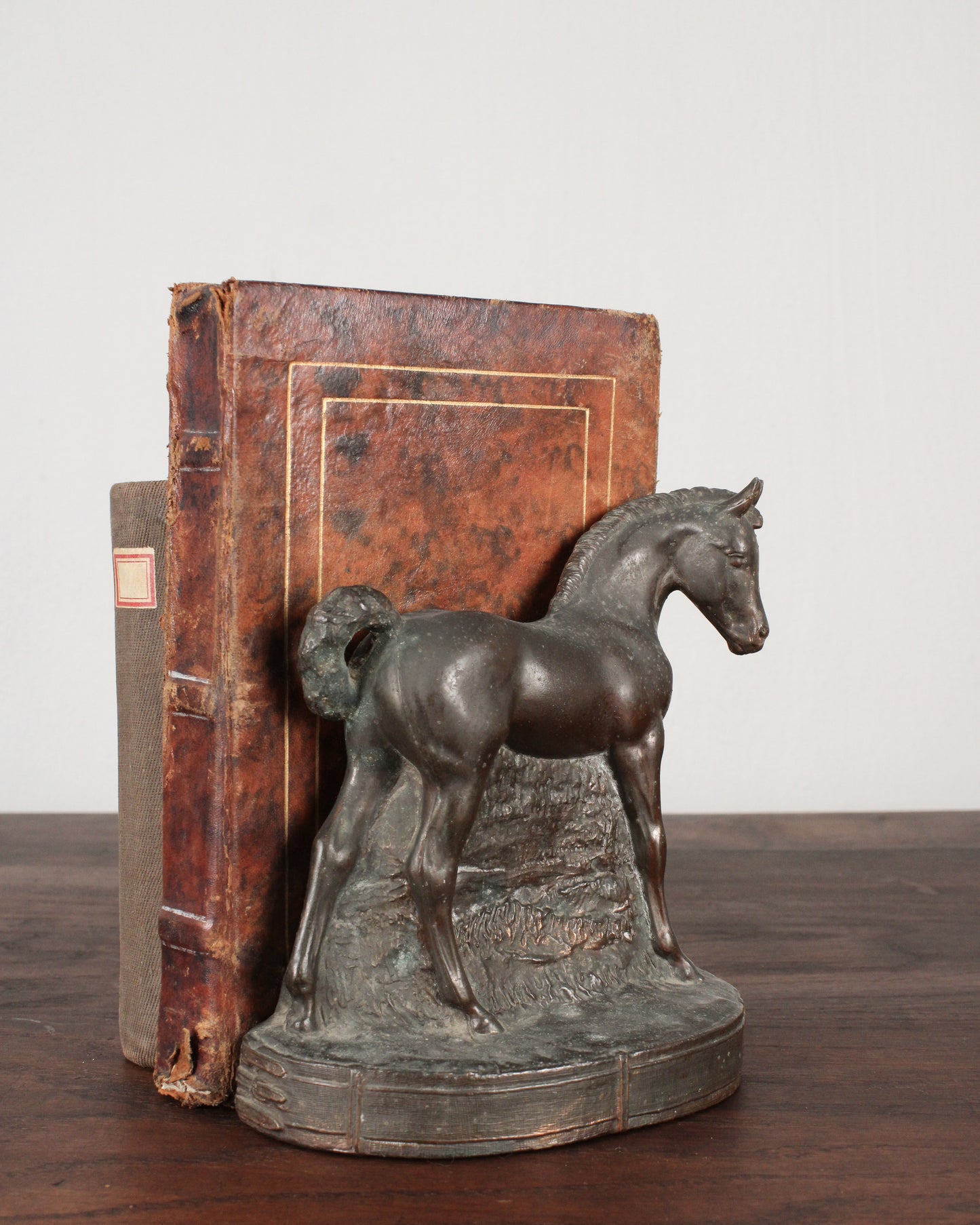 Caballo Sujetalibros de Bronce | Casa Perlo