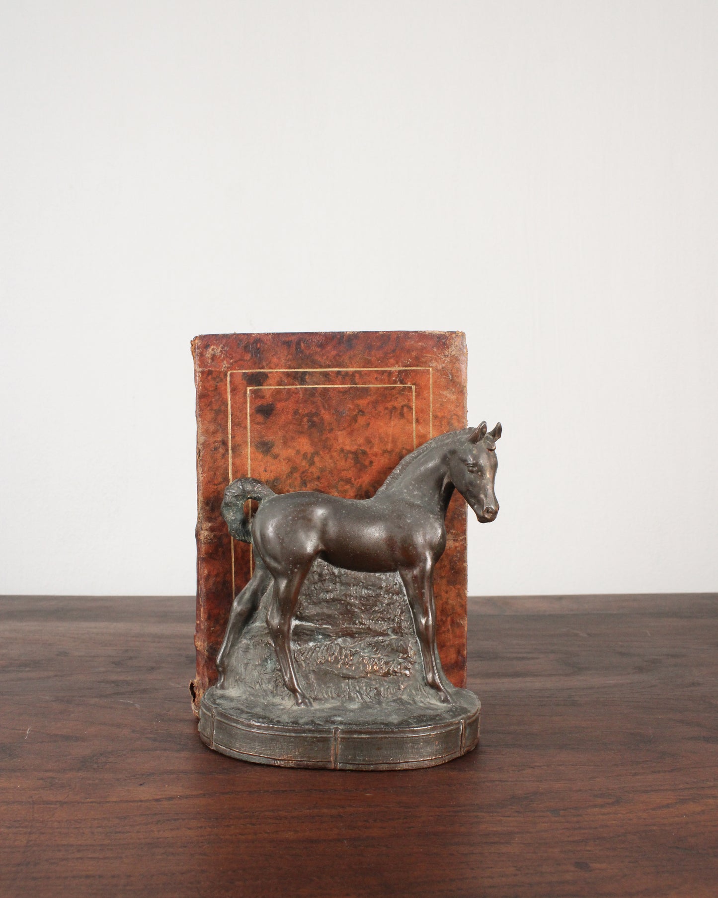Caballo Sujetalibros de Bronce | Casa Perlo