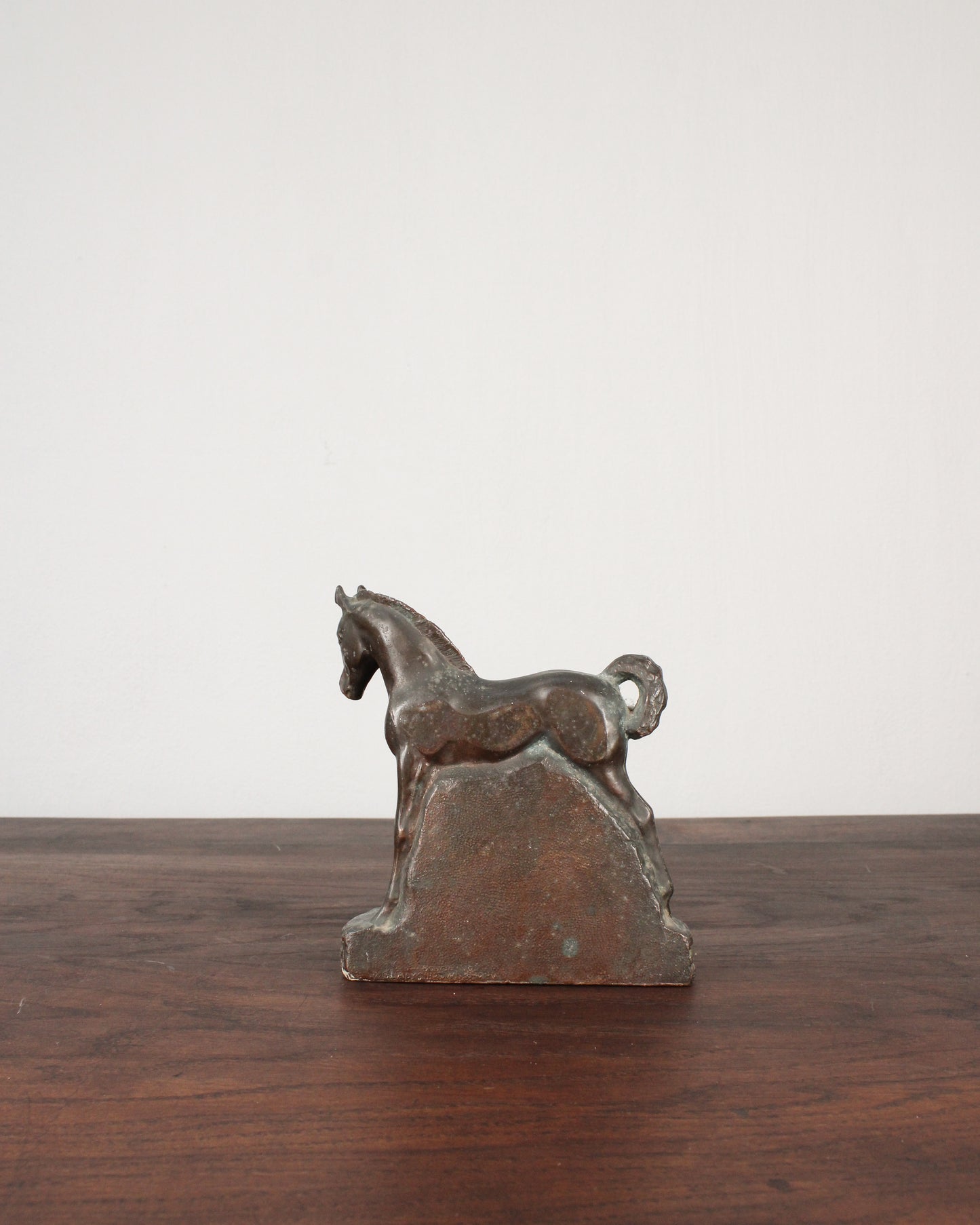 Caballo Sujetalibros de Bronce | Casa Perlo