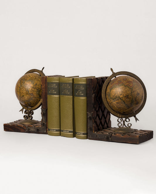 Sujetalibros de Globo Terráqueo | Casa Perlo