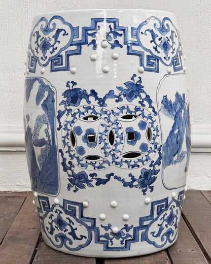 Taburete Vintage de Porcelana | Casa Perlo