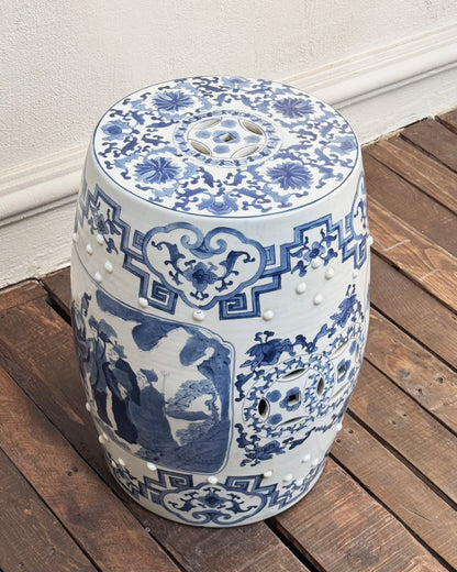 Taburete Vintage de Porcelana | Casa Perlo