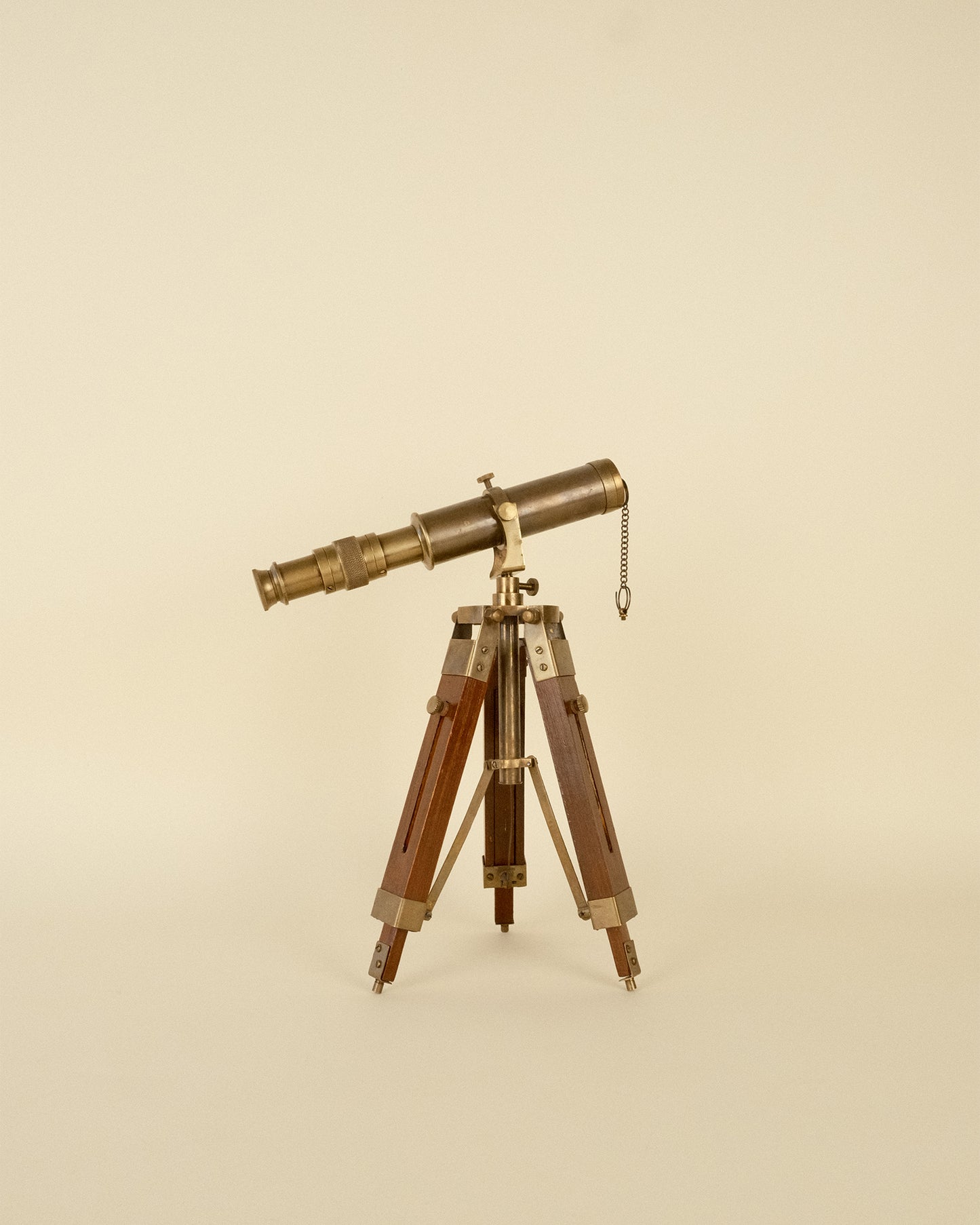 Telescopio Miniatura de Latón Vintage